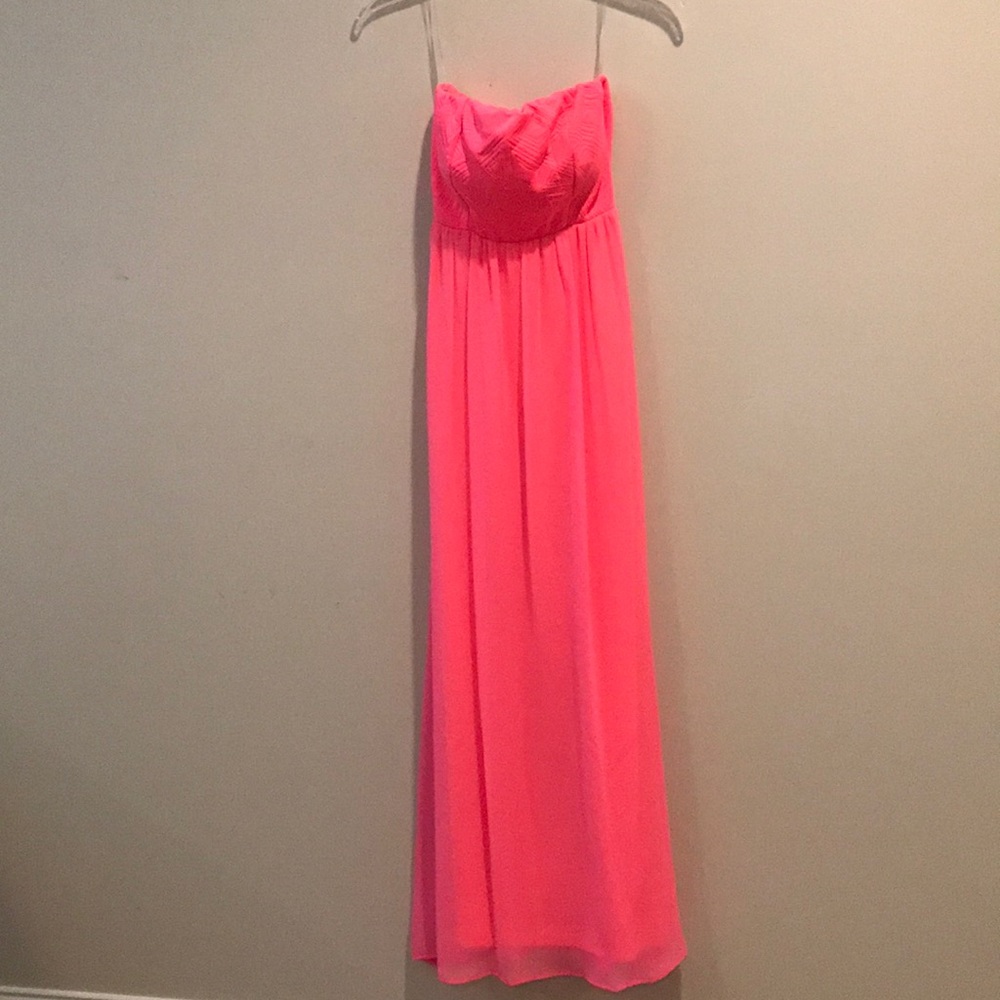 NWOT Hot Pink Long Dress